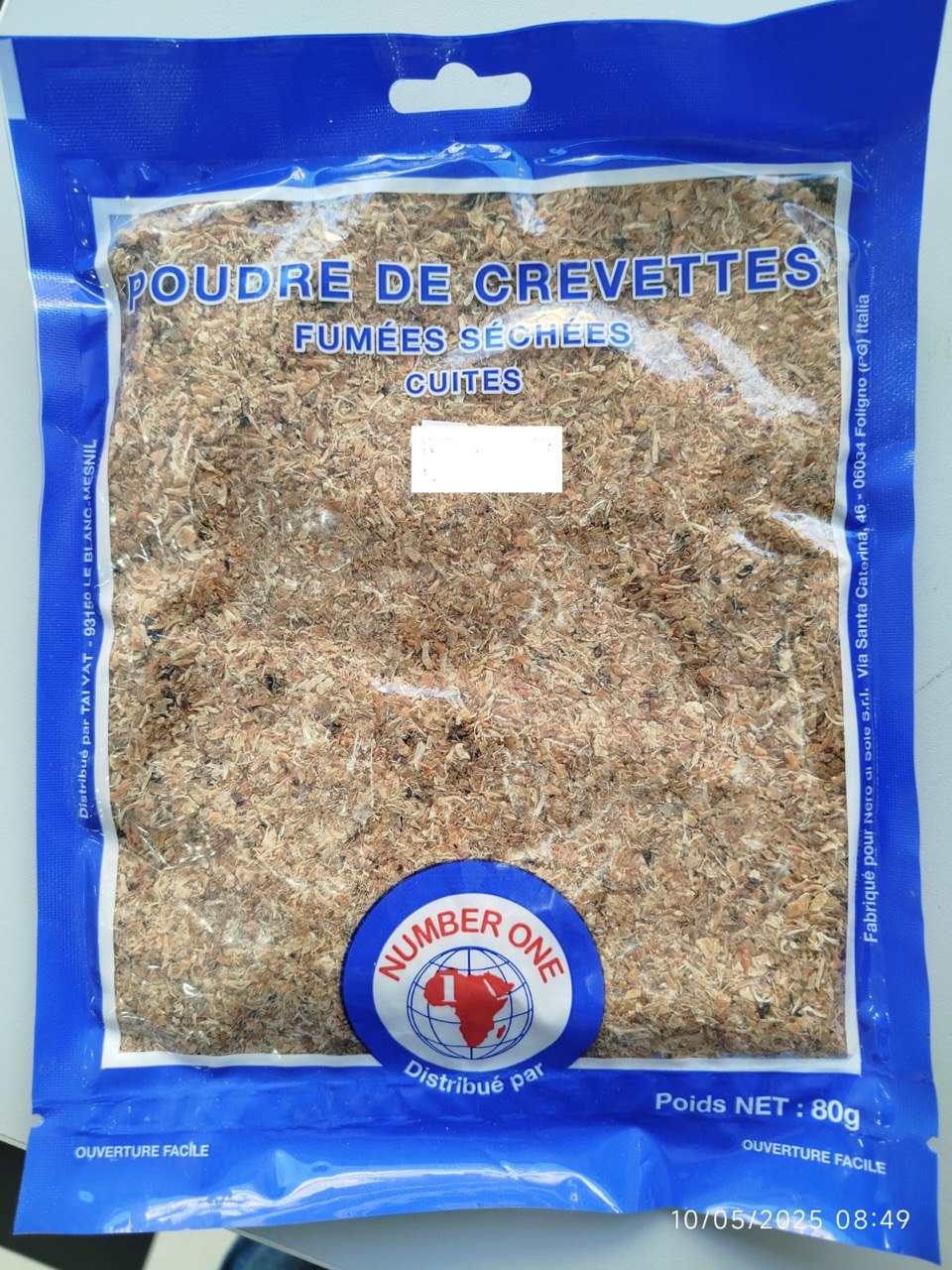 Poudre de crevettes