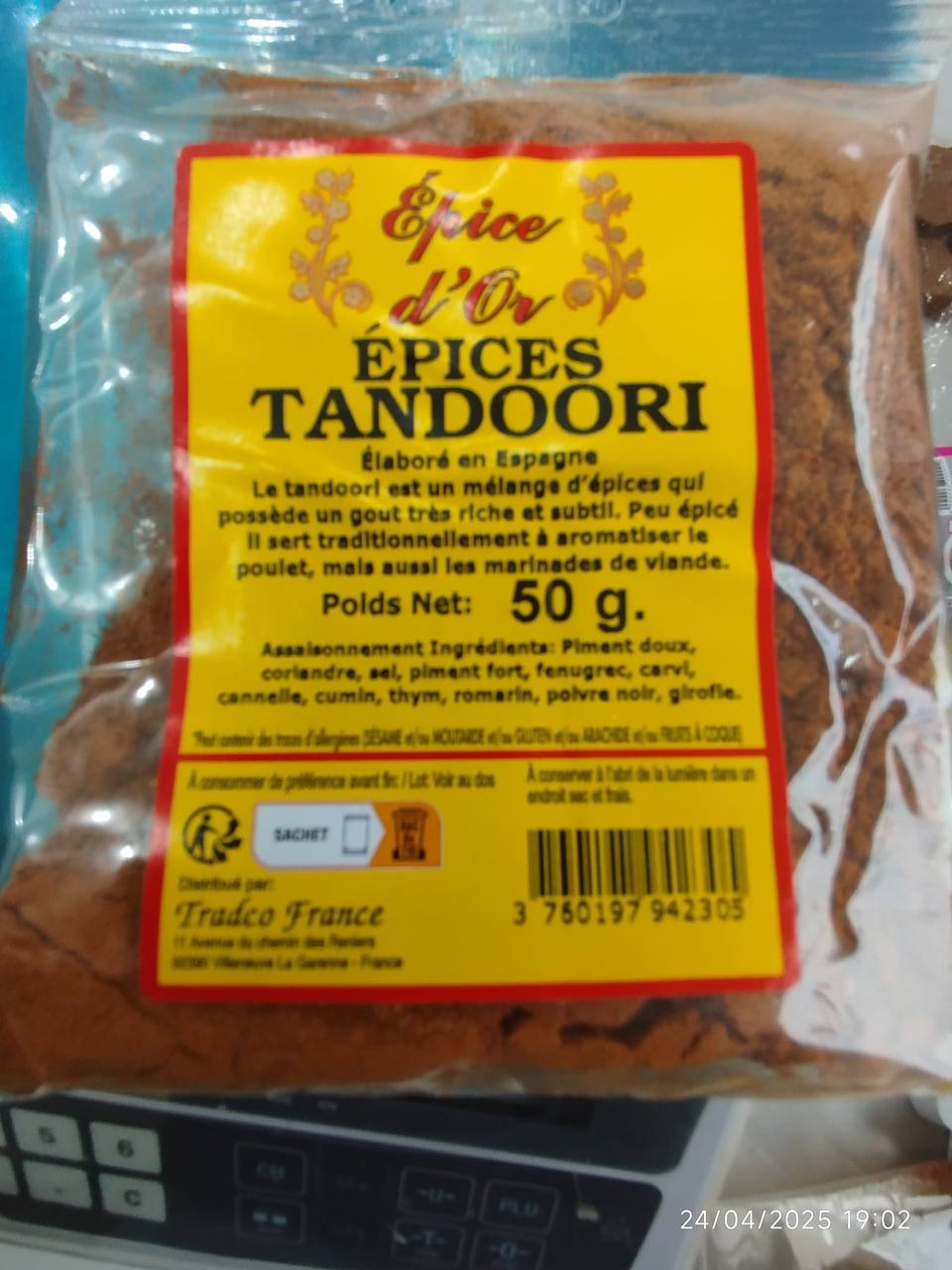 Épices tandoori